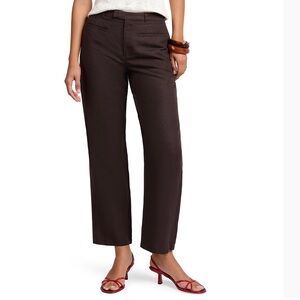 Onia Air Linen Mid-Rise Pant